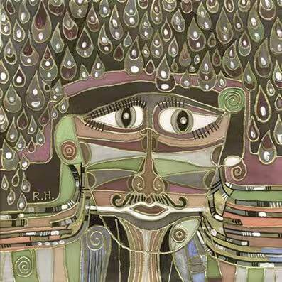 Embellished Art Reproduction 60*60 cm