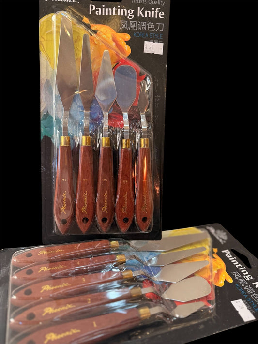 Professional Palette Knife Set (5 Pieces)