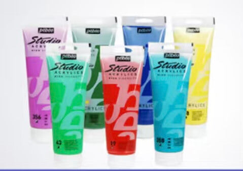 Pébéo Studio Acrylic – Mars Black (26 - Opaque) - 250ml