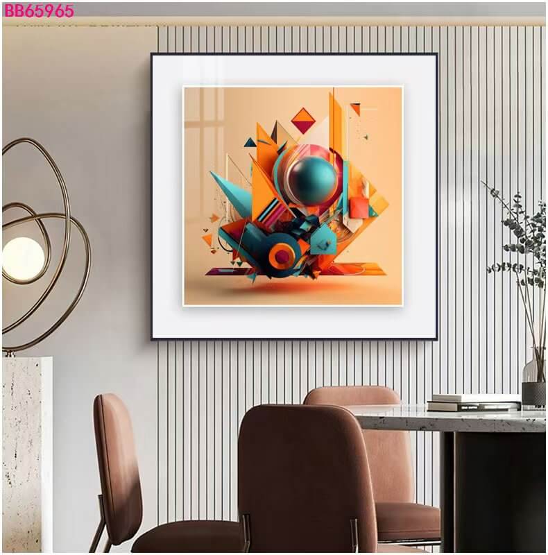 Art Printing Mirror Glass Coating 50*50 cm