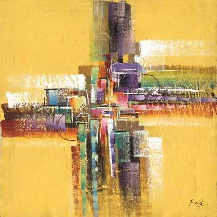 Embellished Art Reproduction 60*60