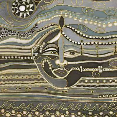 Embellished Art Reproduction 60*60