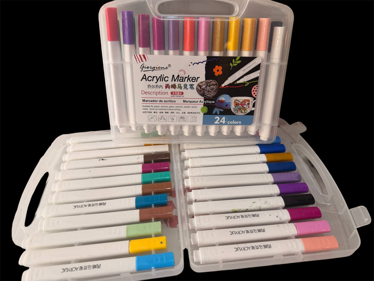 Giorgione Acrylic Markers – 24 Colours