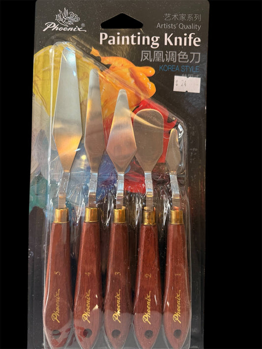Professional Palette Knife Set (5 Pieces)