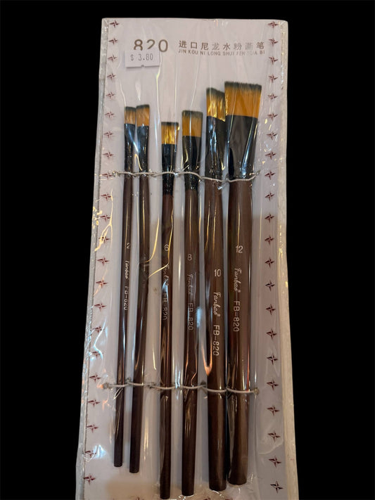 Angled Brush Set (6 Pieces)