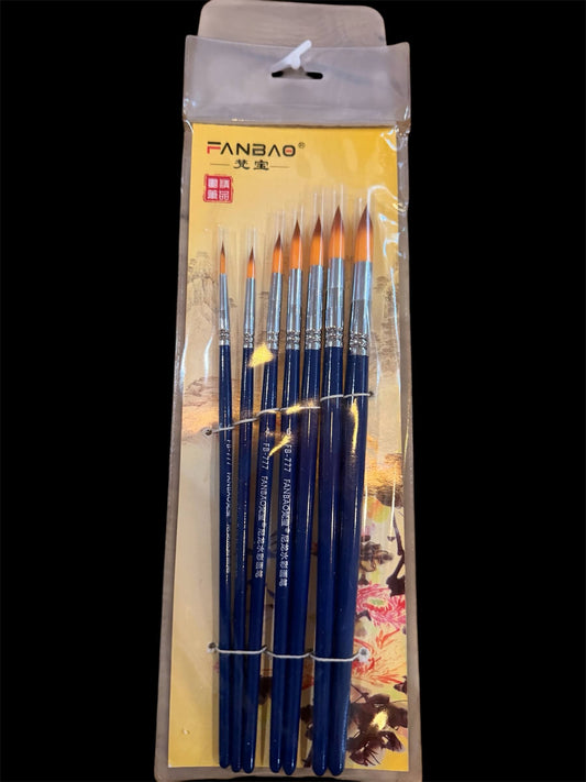 Professional Liner Brush Set (6 Pieces)
