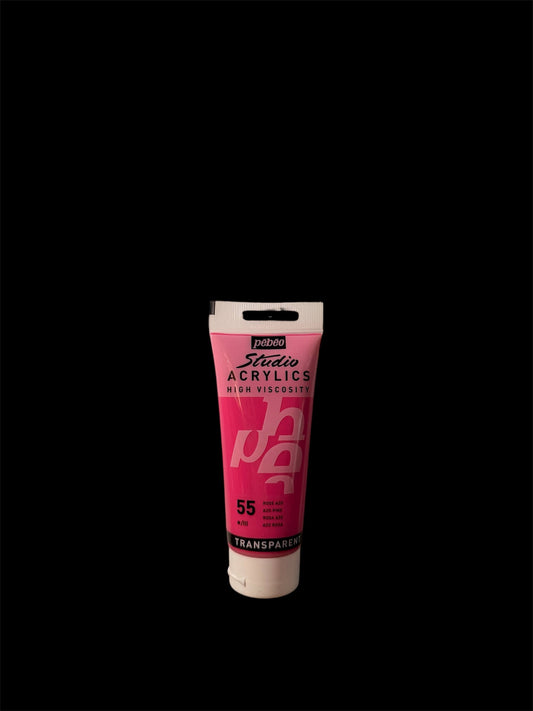 Pebeo Studio Acrylic – Azo Pink (55) - 100ml