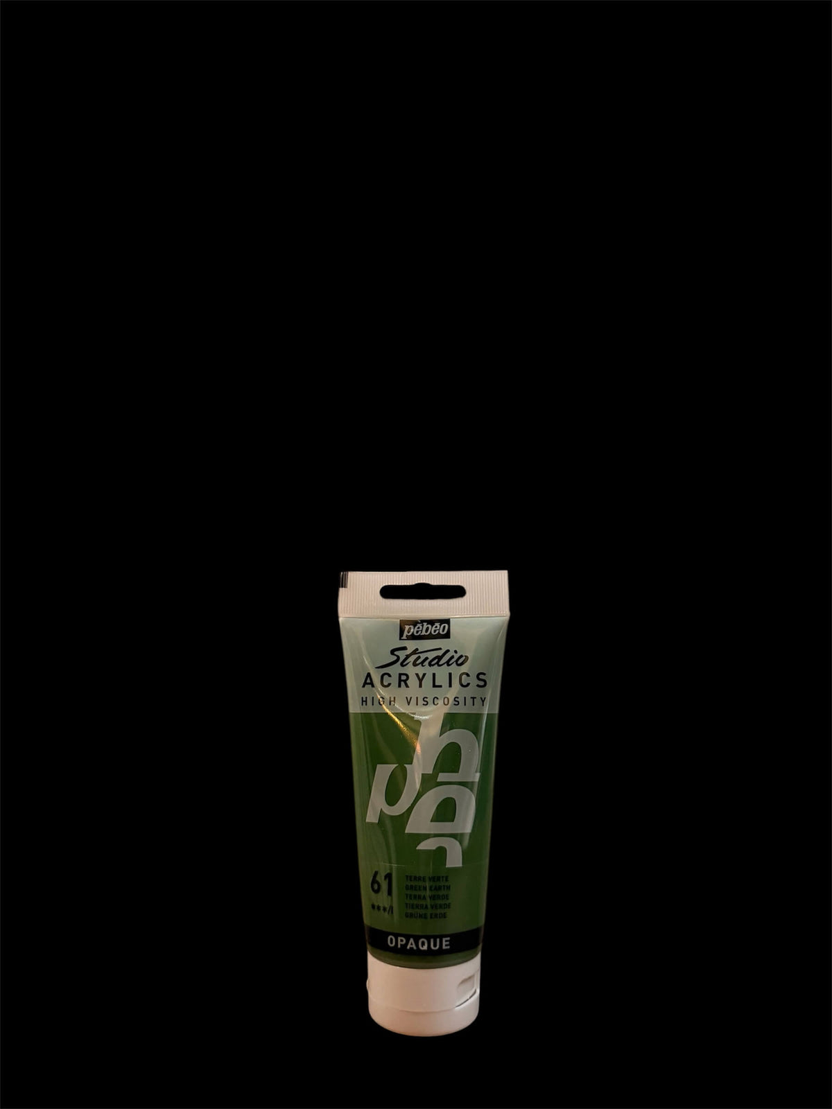 Pebeo Studio Acrylic – Green Earth (61) - 100ml