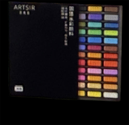 Professional Solid Watercolour Paint Set – 36 Colours
